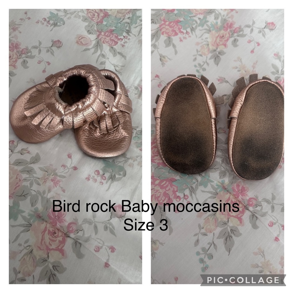 Birdrock baby moccasins.
